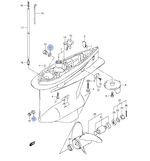 Прокладка сливного отверстия DF70A-DF300