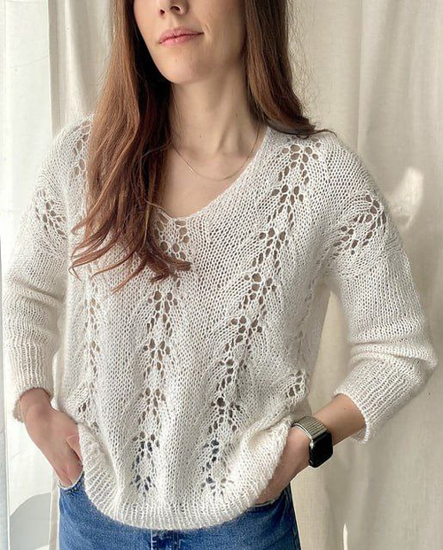 Описание по вязанию джемпера спицами "Snorly"