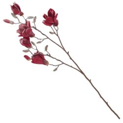 GAEM Цветок искусственный "Снежная магнолия", L28 W11 H90 см