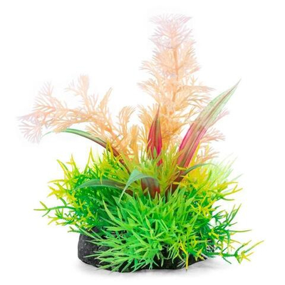 Композиция из светящихся растений, розовая с бордовым, 120мм, Laguna AQUA