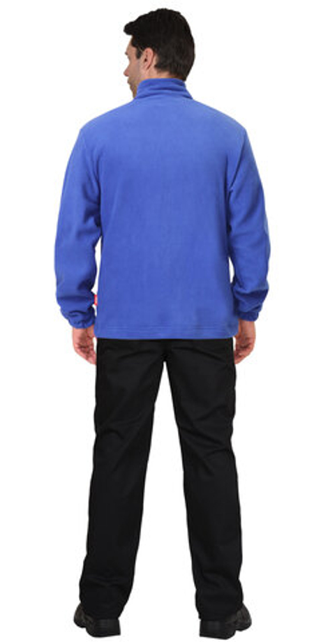 Куртка флисовая васильковая