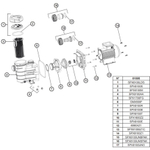 Насос Hayward PL 81005E2 (220V, пф, 13m3/h*8m, 0,75kW, 0,75HP)