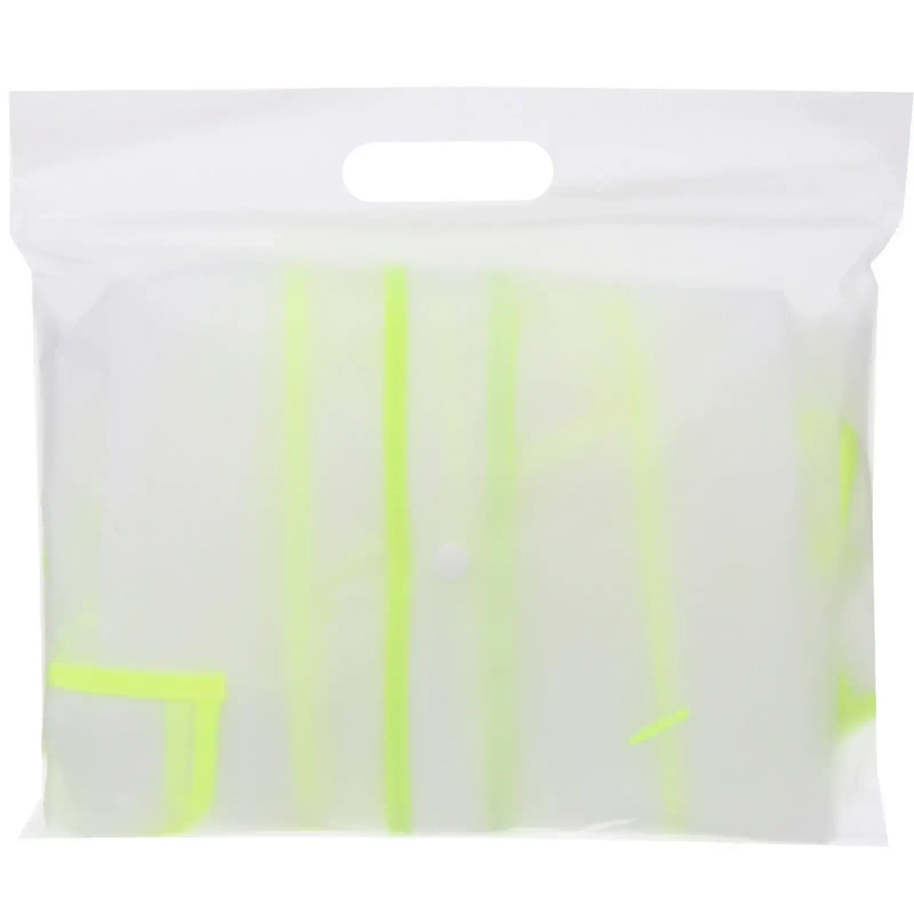 Дождевик-плащ детский «Neo» с капюшоном и завязками, на кнопках, цвет желтый, р. XL(61*55см.)