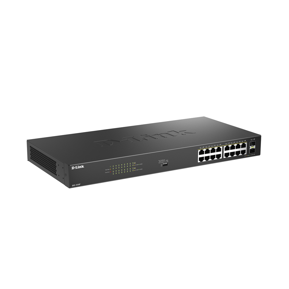 Коммутатор D-Link DGS-1018P/B1A