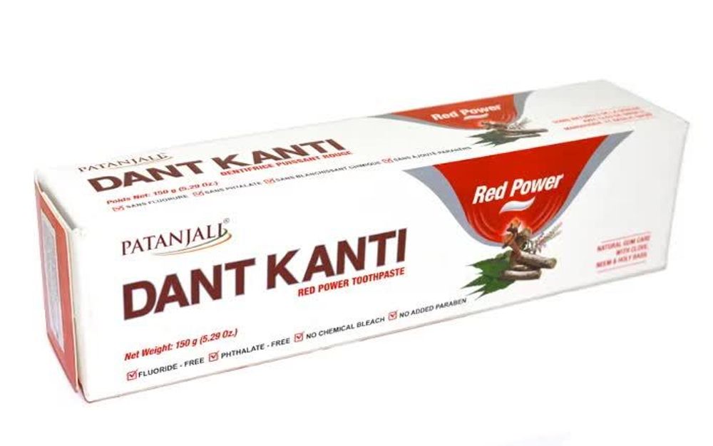 Зубная паста Patanjali Dant Kanti Red Power 150 г