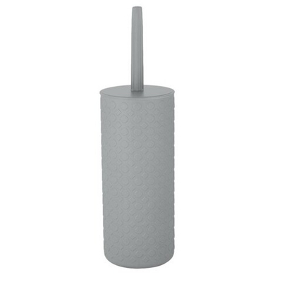 Комплект WC Plast Team STOCKHOLM (подставка + ёршик) серый шторм