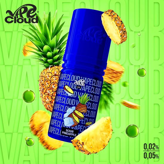 VAPE CLOUD Sour Pineapple Ice - Кислый ананас со льдом 0.02 %