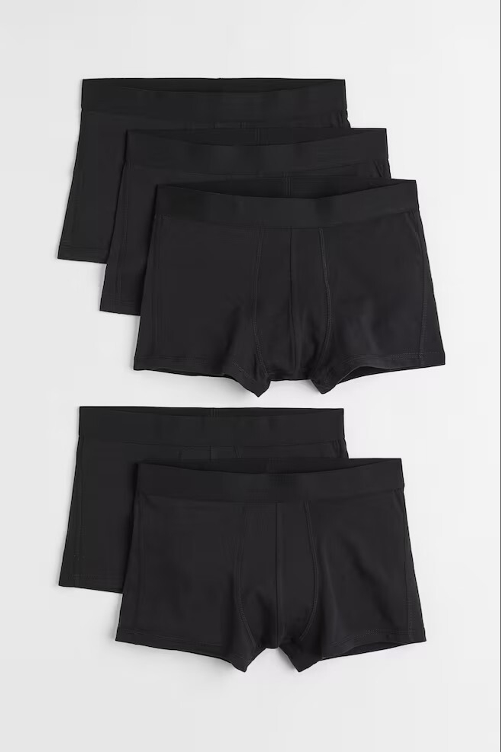 H&M Набор трусов-боксеров ( 5 шт.), черный