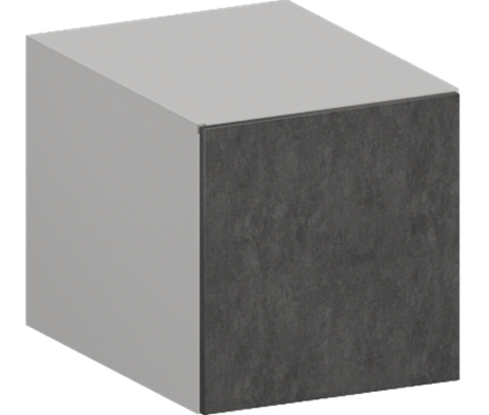 Кухня Модуль ШВГ 469 Белый / Бетон