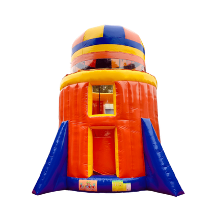 Аттракцион надувная аэротруба "Ракета", 4.5*4.5*6.4 м.