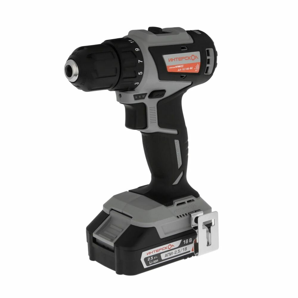 Аккумуляторная дрель-шуруповерт минимакс Интерскол ДA-10/18В 759.2.2.45