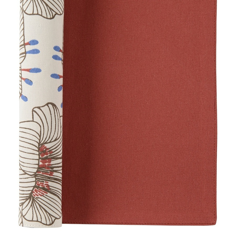 Салфетка двусторонняя 35х45 Tkano Prairie Цветы терракотовая TK20-PM0001