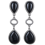 Серьги Possebon Agata Preto A0585.4 S