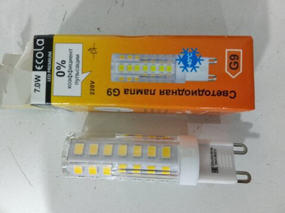 Лампа светодиодная ECOLA G9 Premium 7