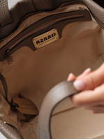 Кожаная сумка Azaro 31355 тауп