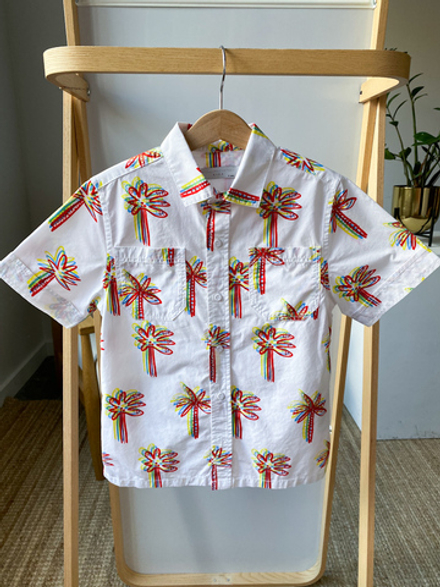 Новая хлопковая рубашка Stella Mccartney, 128