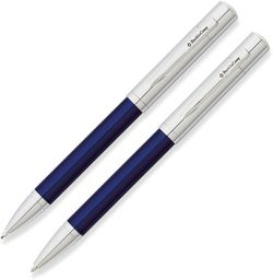 Набор Franklin Covey Greenwich Blue/Chrome шарик и карандаш 0.9мм в футляре (FC0021-3)