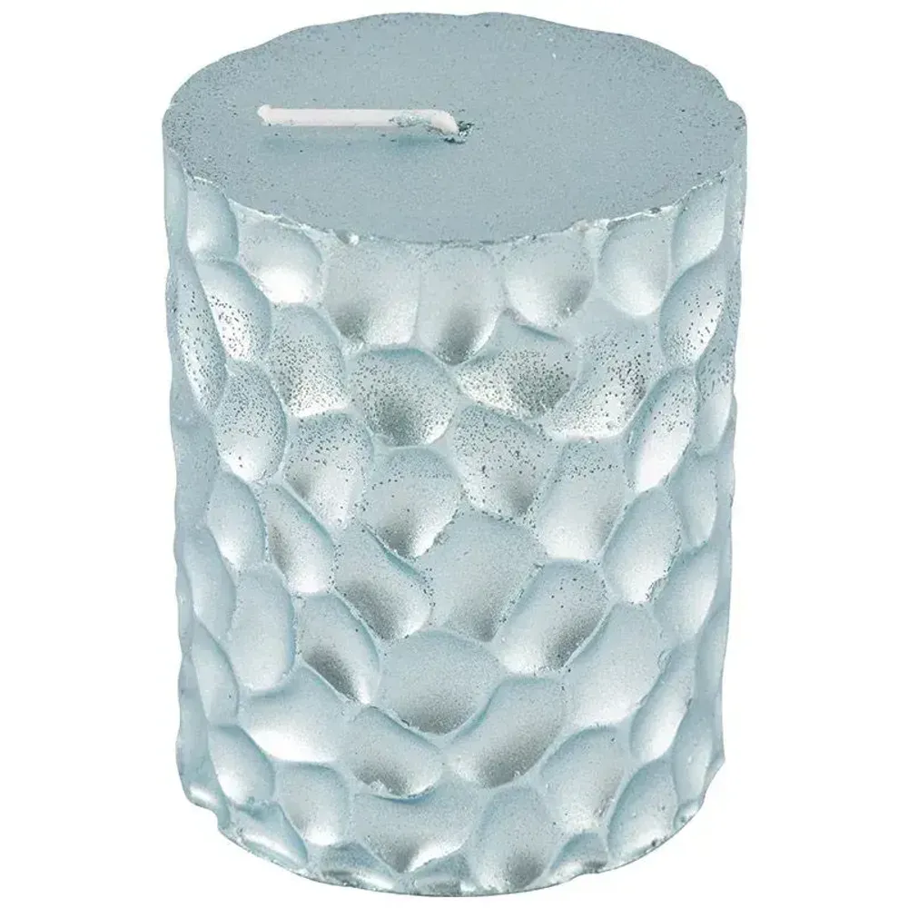 Свеча Deco Christmas &quot;Iceberg&quot; 80*65 мм голубая