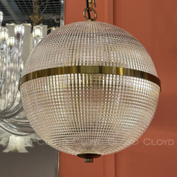 Подвесной светильник Cloyd BEHAIM P3 / Ø30 см - латунь (арт.11693)