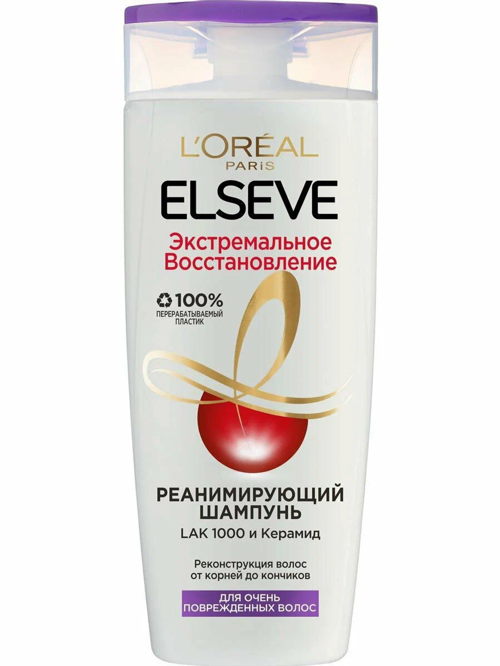 Elseve Шампунь 400мл Экстремальное Восстановление (Реанимирующий)