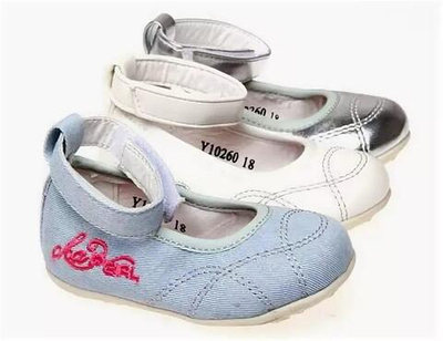 Пинетки дев. Сказка Y10260, р.23. голубой/белый/серебряный