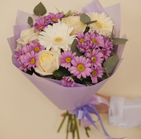 Flower bouquet "Pink marshmallow"