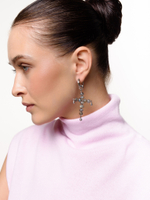 Серьги "Cross Labrador" Silver