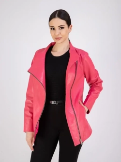 Кожаная куртка демисезонная косуха