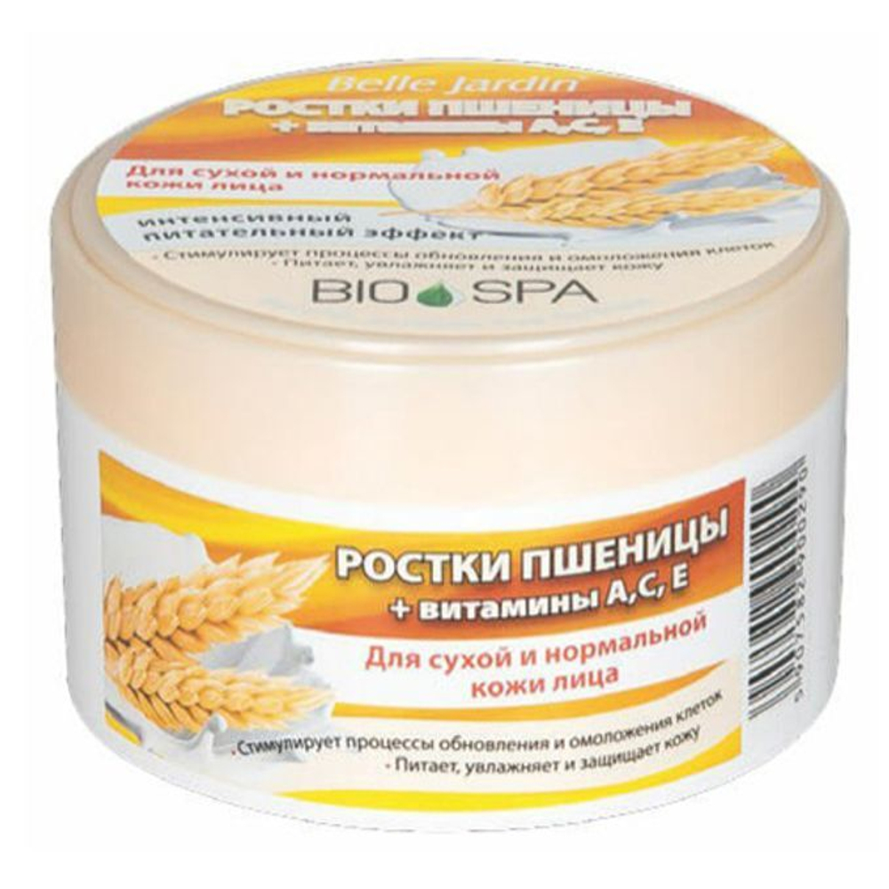 B.J. Bio Spa Крем для лица и шеи РОМАШКА+КОЛЛАГЕН+ЭЛАСТИН эффект мягкости и бархотисти,200мл*36 банка