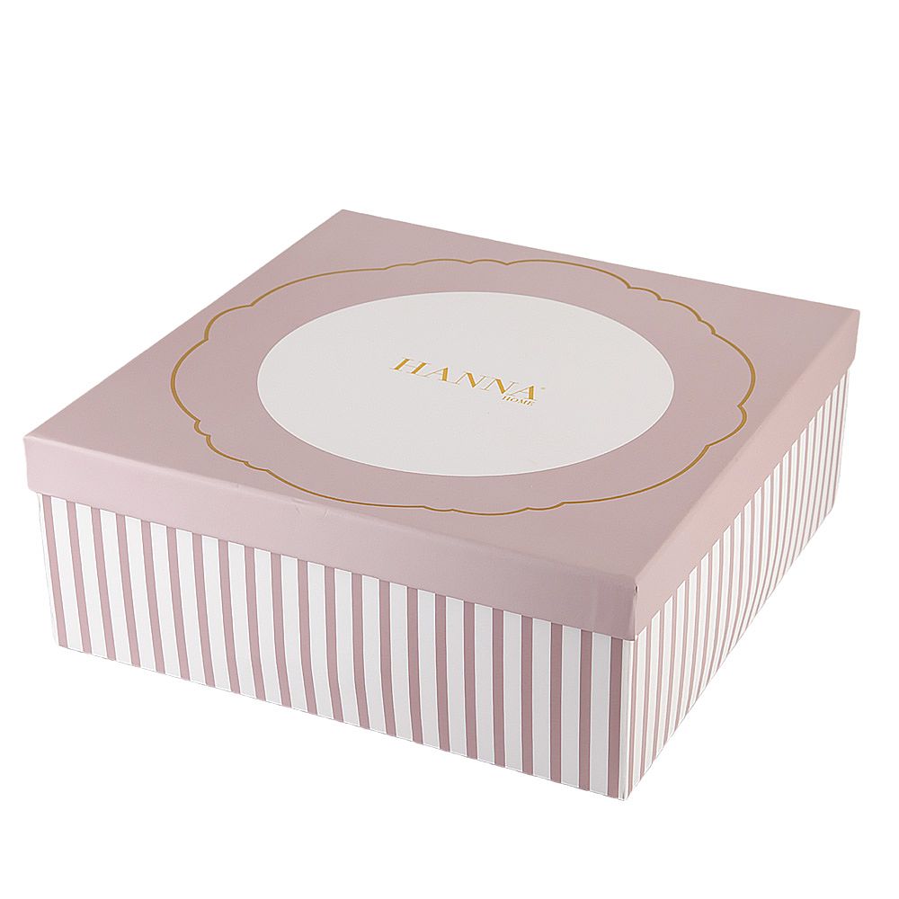 Набор тарелок 6 шт "Pink" d=27/21,5см/19см (фарфор) (подарочная упаковка)