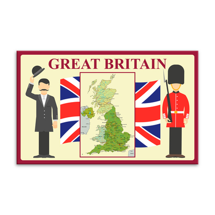 Табличка Great Britain. Великобритания 151000510