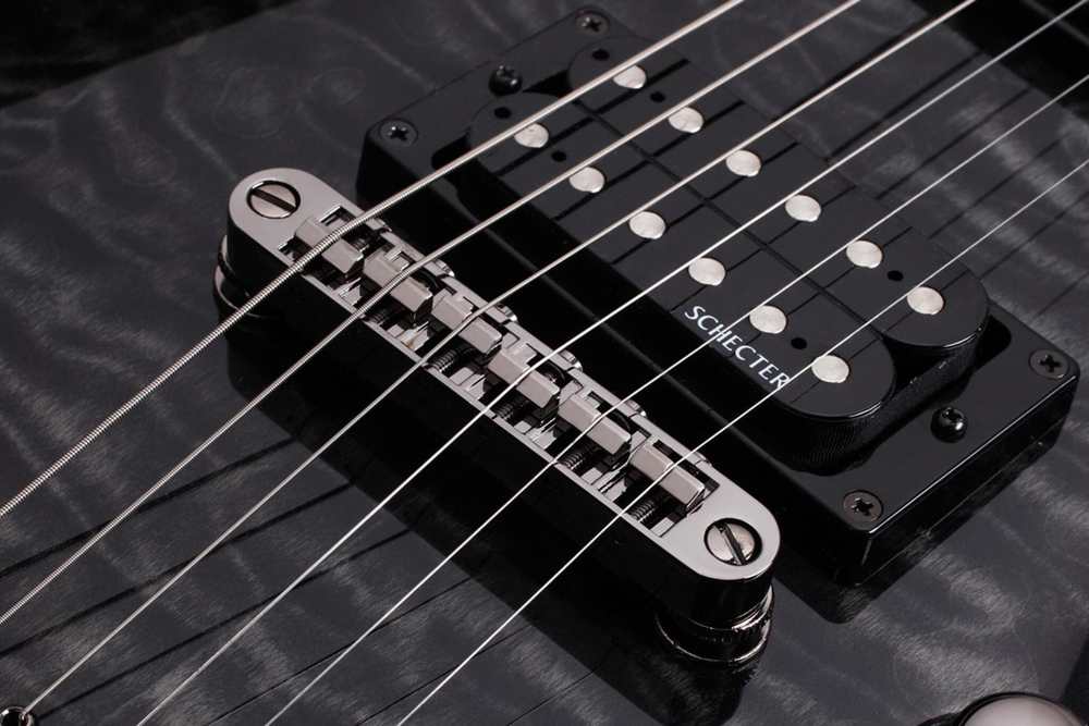 Schecter OMEN EXTREME-6 SEE THRU BLACK