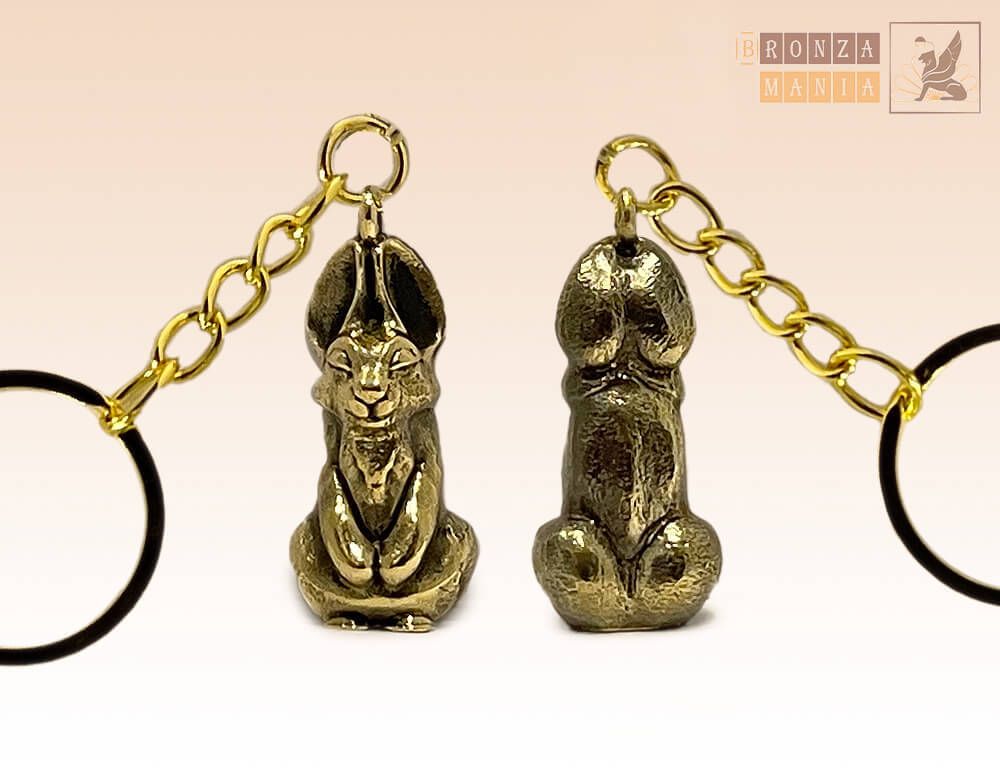 брелок Пошлый зайчик