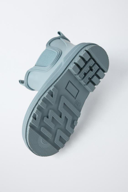 ZARA РЕЗИНОВЫЕ САПОГИ С ЭЛАСТИЧНЫМИ ДЕТАЛЯМИ, ХАКИ