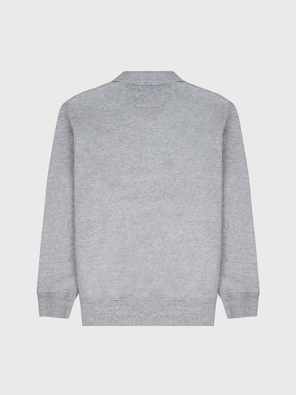 Свитшот на молнии C.P. Company Logo Diagonal Raised Fleece Half Zip Gray