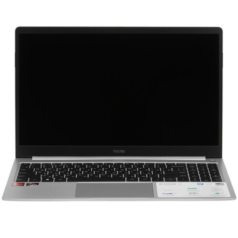 Ноутбук 15.6" TECNO AMD Ryzen 5 7430U 2.3 ГГц 16 ГБ DDR4 AMD Radeon Graphics Tecno Megabook T1