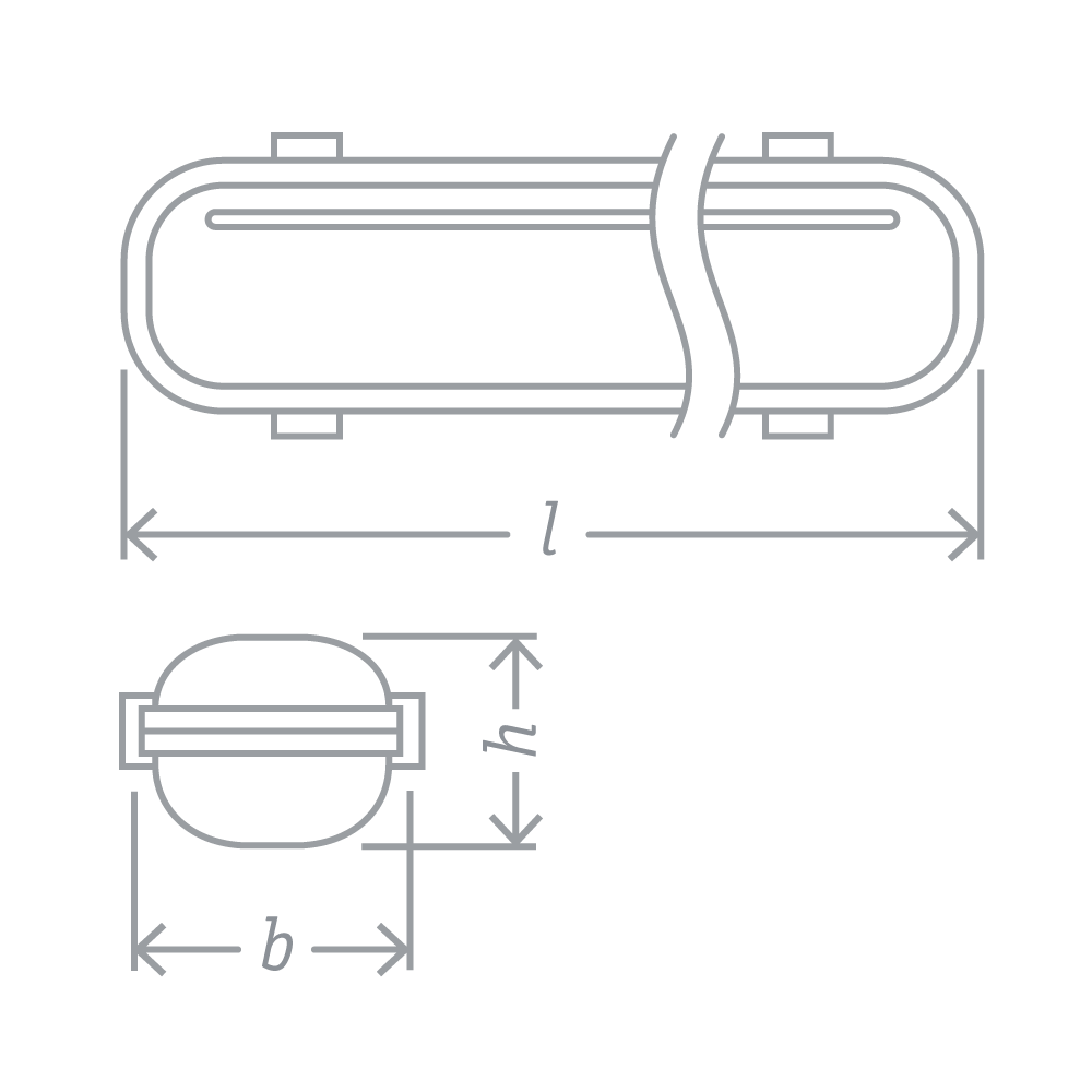 Светильник Navigator 61 374 DSP-04-600-IP65-1хT8-G13