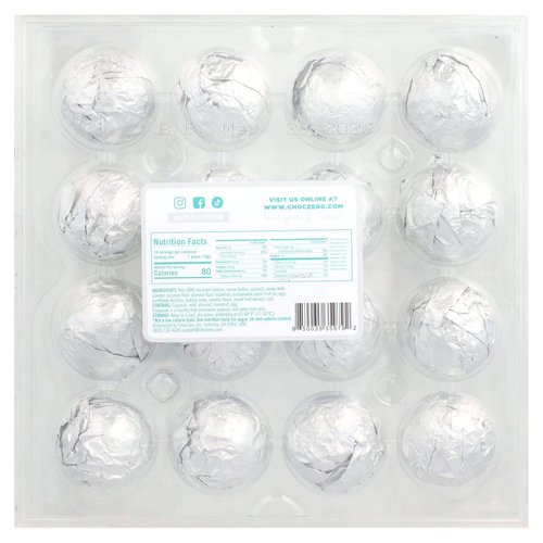 ChocZero, Королевский трюфель, белый с кокосом, 240 г (8,5 унции)