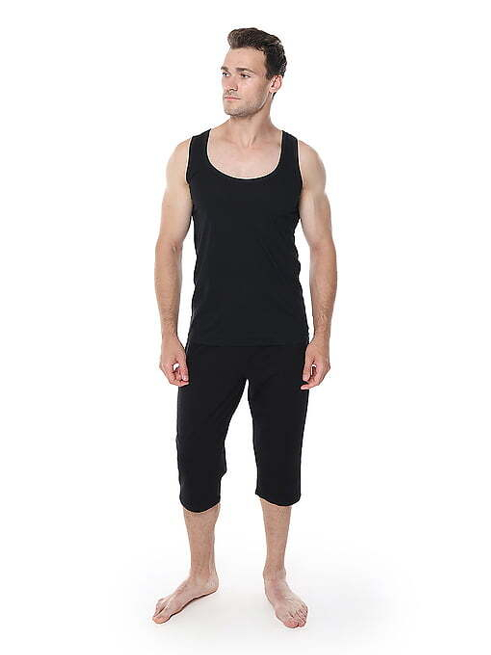 Майка мужская черный