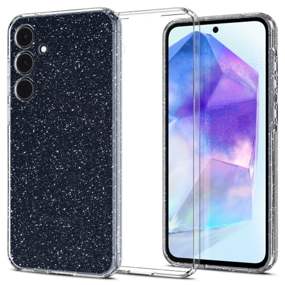 Чехол Spigen LIQUID CRYSTAL GALAXY A55 5G GLITTER CRYSTAL