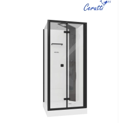 Душевая кабина Ceruttispa (ЧеруттиСпа) BELLA90B, с низким поддоном, 90x90x225