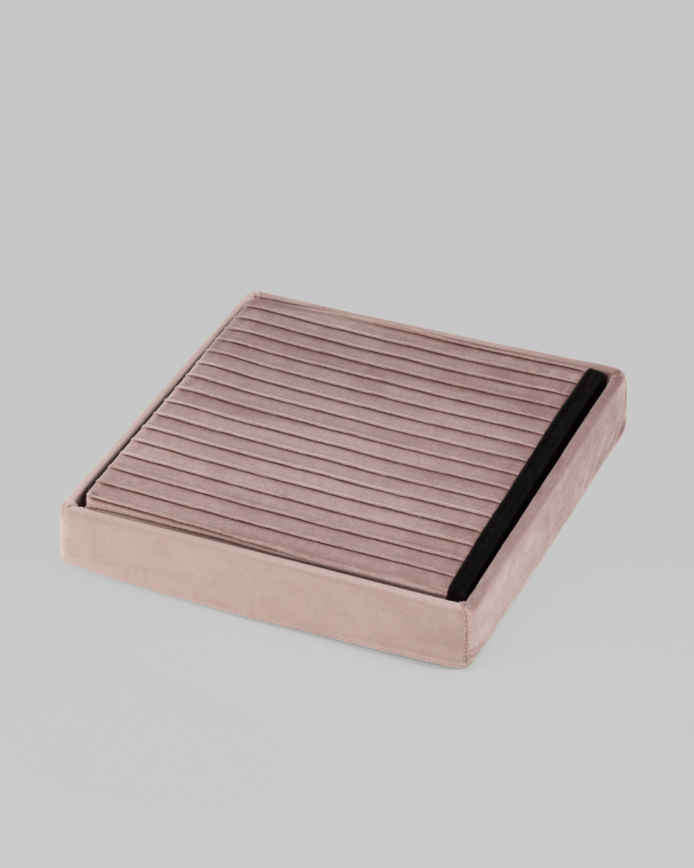 Пуф складной с ящиком Store Square пыльно-розовый