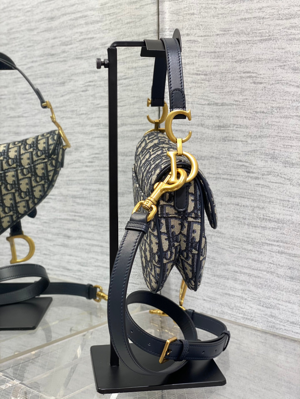 Christian Dior Small Saddle Bag with Strap