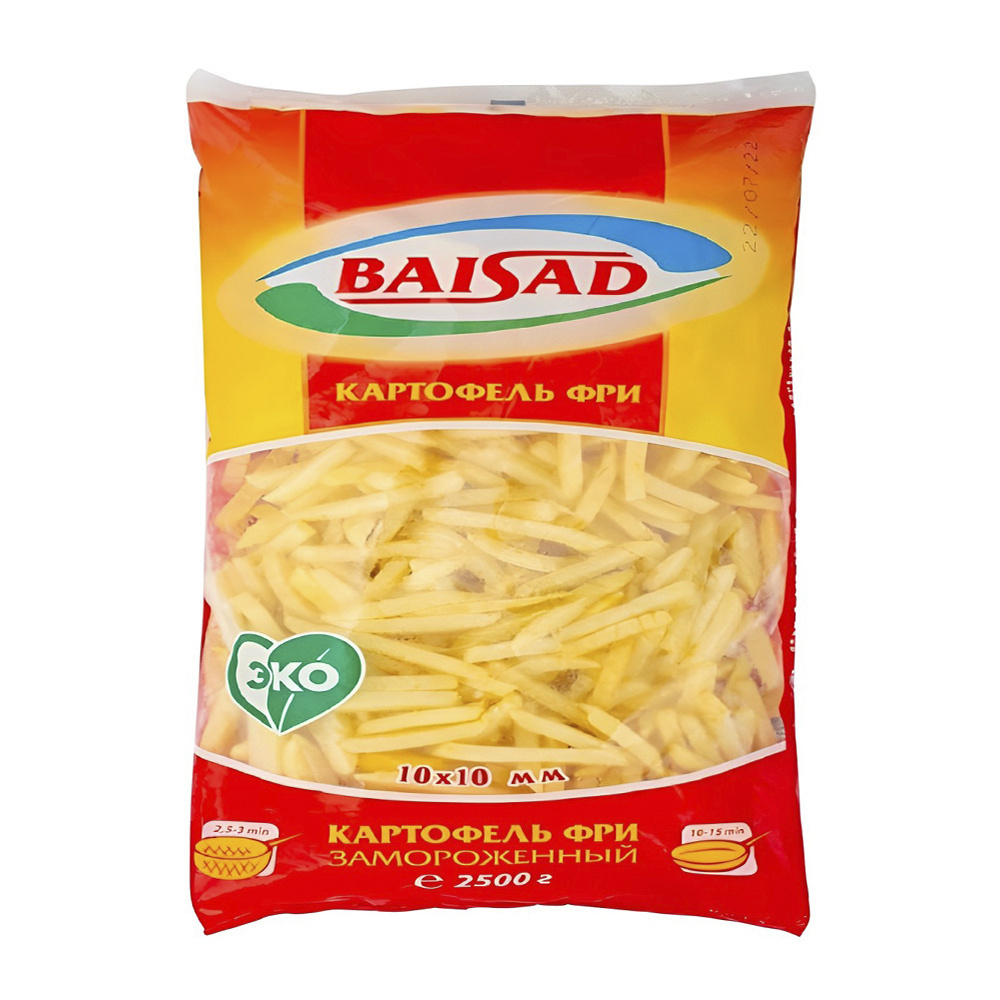 Картофель Фри Baisad 10мм 2,5кг