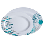 Небьющиеся овальные тарелки Coastal, 2 шт (10268415)