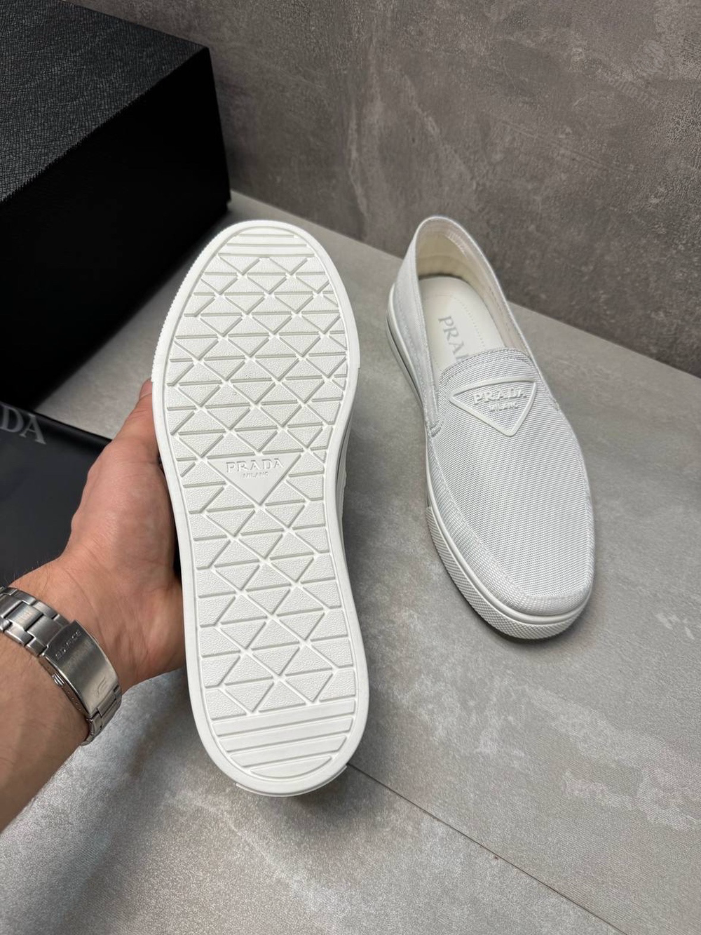Слипоны Prada