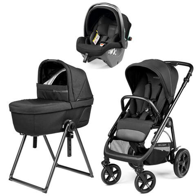 Коляска 3 в 1 Peg Perego Veloce TC Belvedere SLK True Black