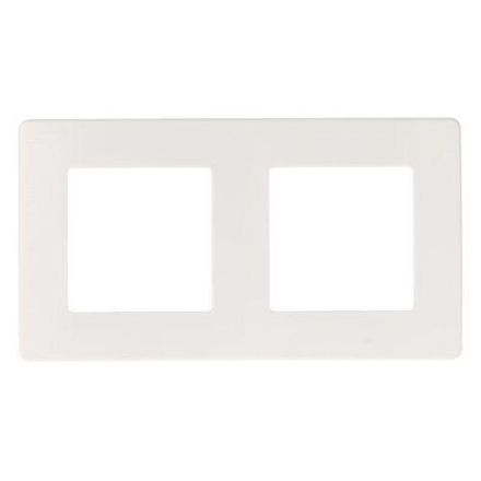 Рамка 2-м 12-5102-01 сатин бел. Эра Б0052509