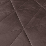 Велюровое покрывало в клетку и две наволочки OVL037