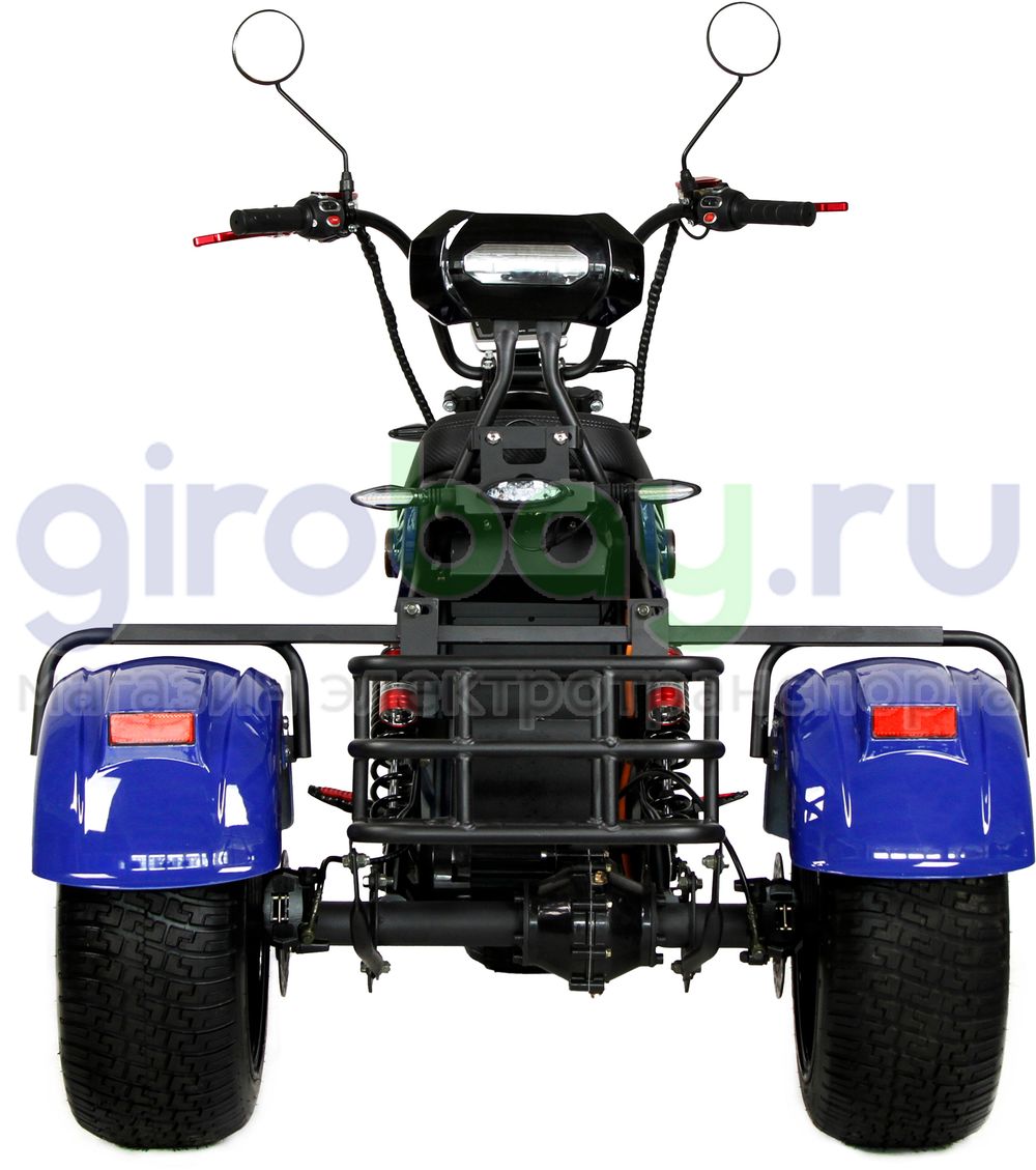 Электроскутер IKINGI M7 PRO TRIKE 3333W - Синий фото №11
